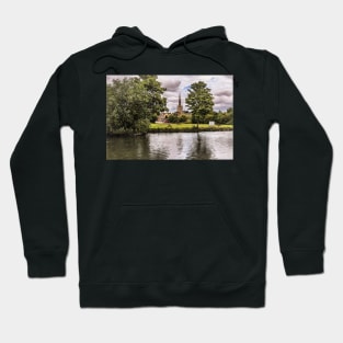 Across The Thames At Lechlade Hoodie